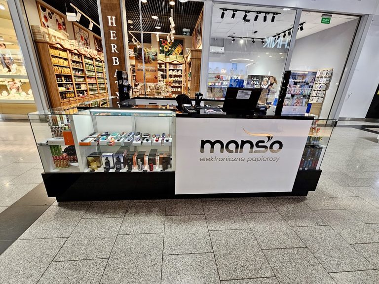 Stoisko Manso – Stoisko Elektroniczne papierosy „Galeria Twierdza” – Kłodzko